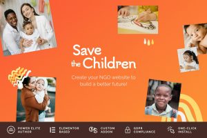 Save the Children – Charity WordPress Theme