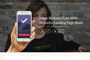Shefa – One Page App WordPress Theme