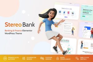 Stereo Bank – Business and Finance WordPress Theme