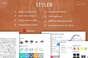 Styler – Icons, Fonts and CSS Generator for WP