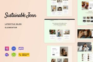 Sustainable Jenn – Eco Lifestyle Blog WordPress Theme