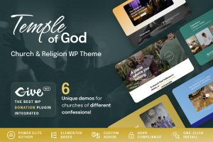 Temple of God – Religion and Church WordPress Theme