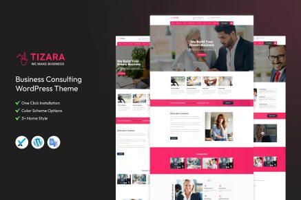 Tizara- Business Consulting 1.9 WordPress Theme