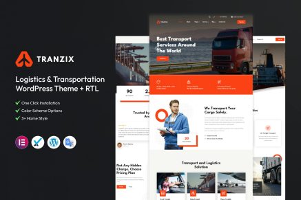 Tranzix- Logistics & Transport 1.0.1 WordPress Theme