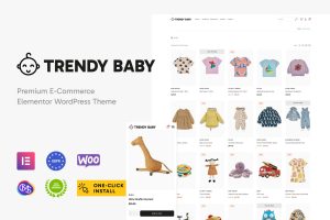 Trendy Baby – Children and Kids Store WordPress Theme