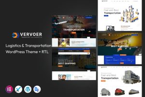 Vervoer – Logistics WordPress Theme