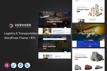 Vervoer- Logistics 1.0.1 WordPress Theme