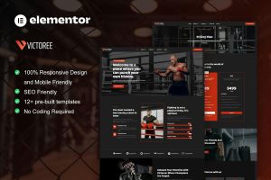 Victoree – Boxing School & Martial Arts Elementor Pro Template Kit
