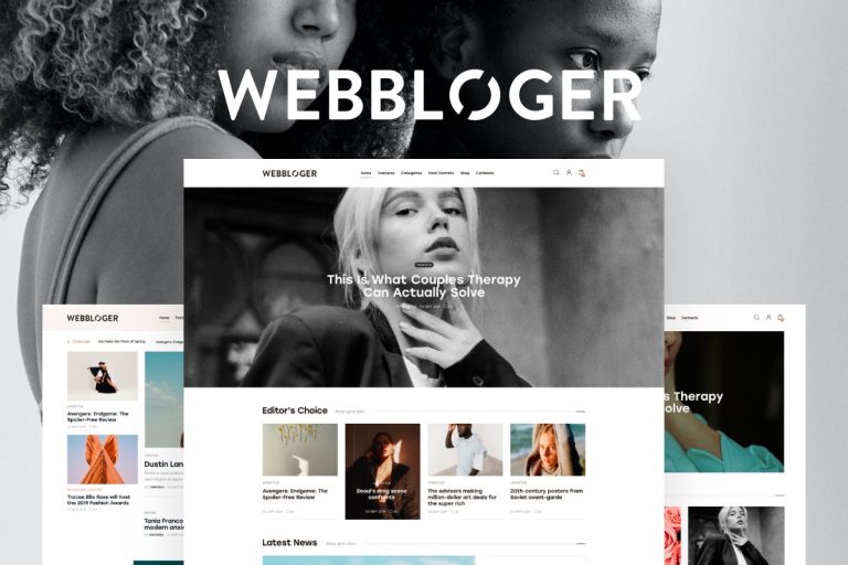 Webbloger WordPress Theme