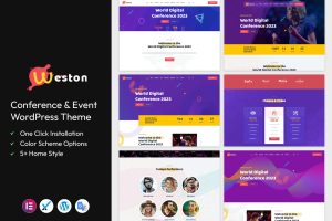 Weston – Conference & Event WordPress Theme