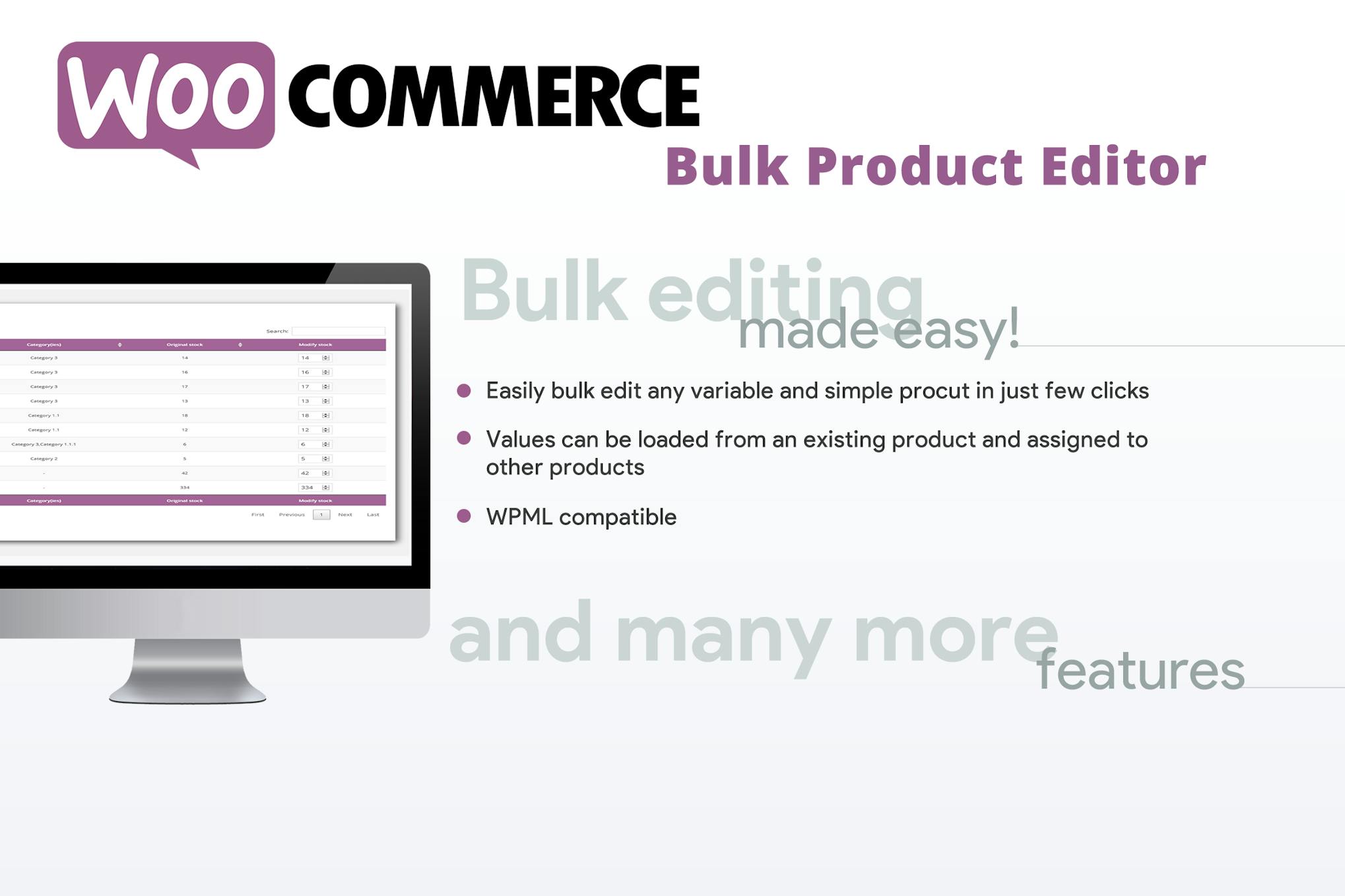 WooCommerce Bulk Product Editor 2.9