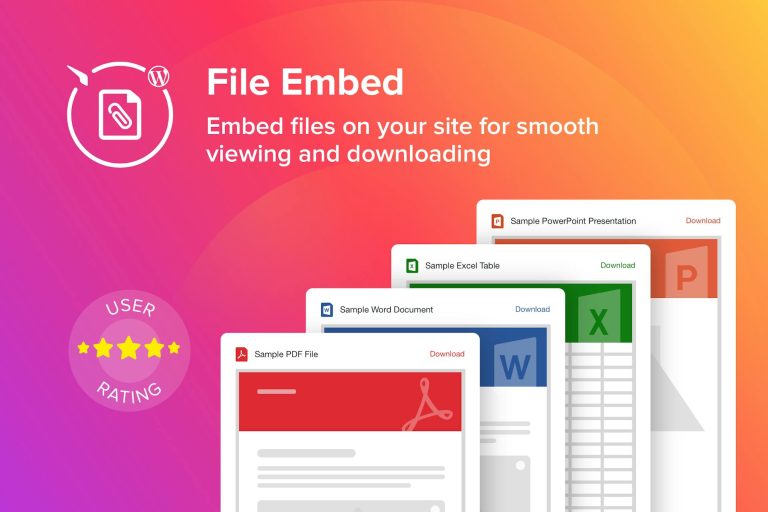 WordPress File Embed – Viewer Plugin