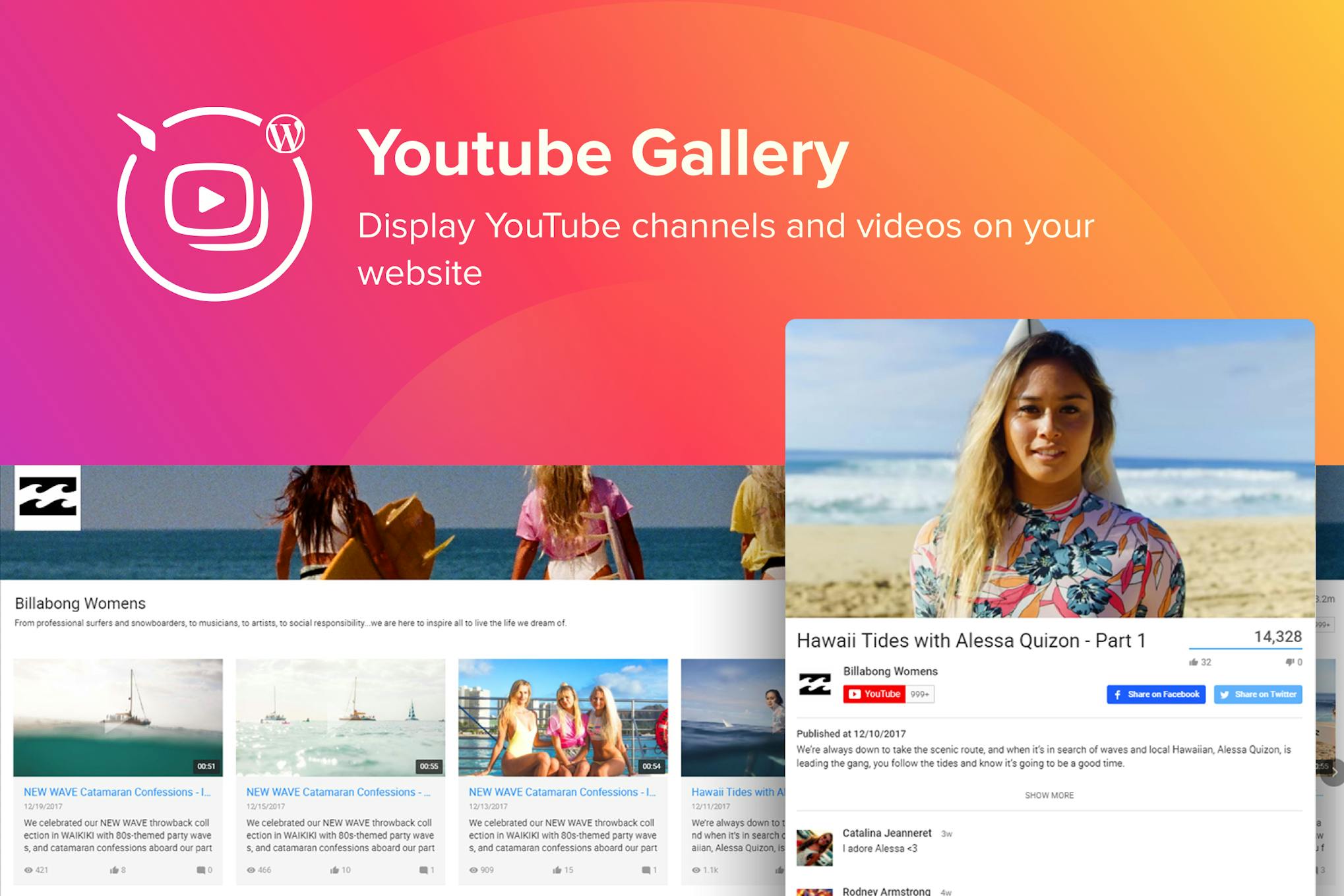 WordPress YouTube Gallery Plugin 3.5.0
