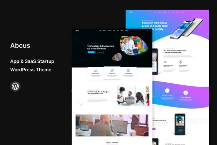 Abcus- App & SaaS Startup 2.3 WordPress Theme