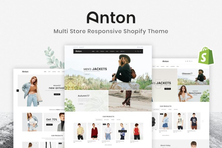 Anton – Multi Store Responsive Shopify Theme