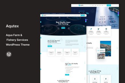 Aqutex- Aqua Farm + RTL 1.0.1 WordPress Theme
