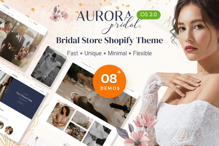 Aurora – Bridal Store Shopify Theme OS 2.0