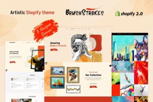 BrushStrokes – Shopify Crafts, Handmade Art Store