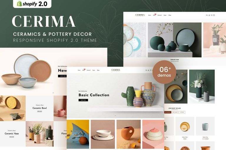 Cerima – Ceramics & Pottery Decor Shopify 2.0 Them