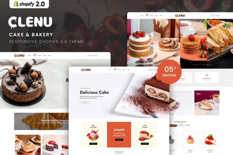 Cakio – Cake & Bakery Responsive Shopify 2.0 Theme