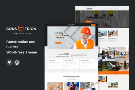 Constrion- Construction and Builder 1.0 WordPress Theme