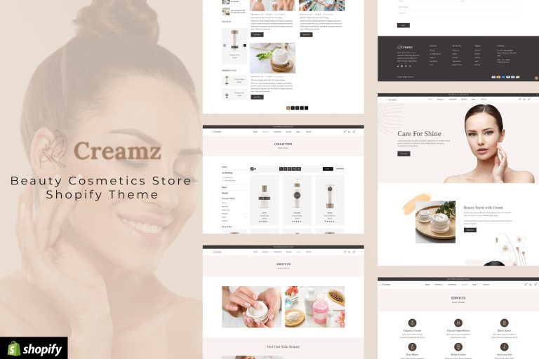 Creamz – Beauty Shopify Theme