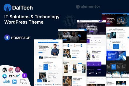 Daltech- IT Solutions & Technology 1.0.0 WordPress Theme