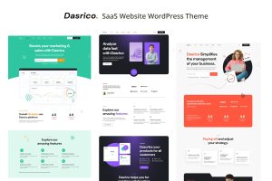 Dasrico – SaaS Website WordPress Theme