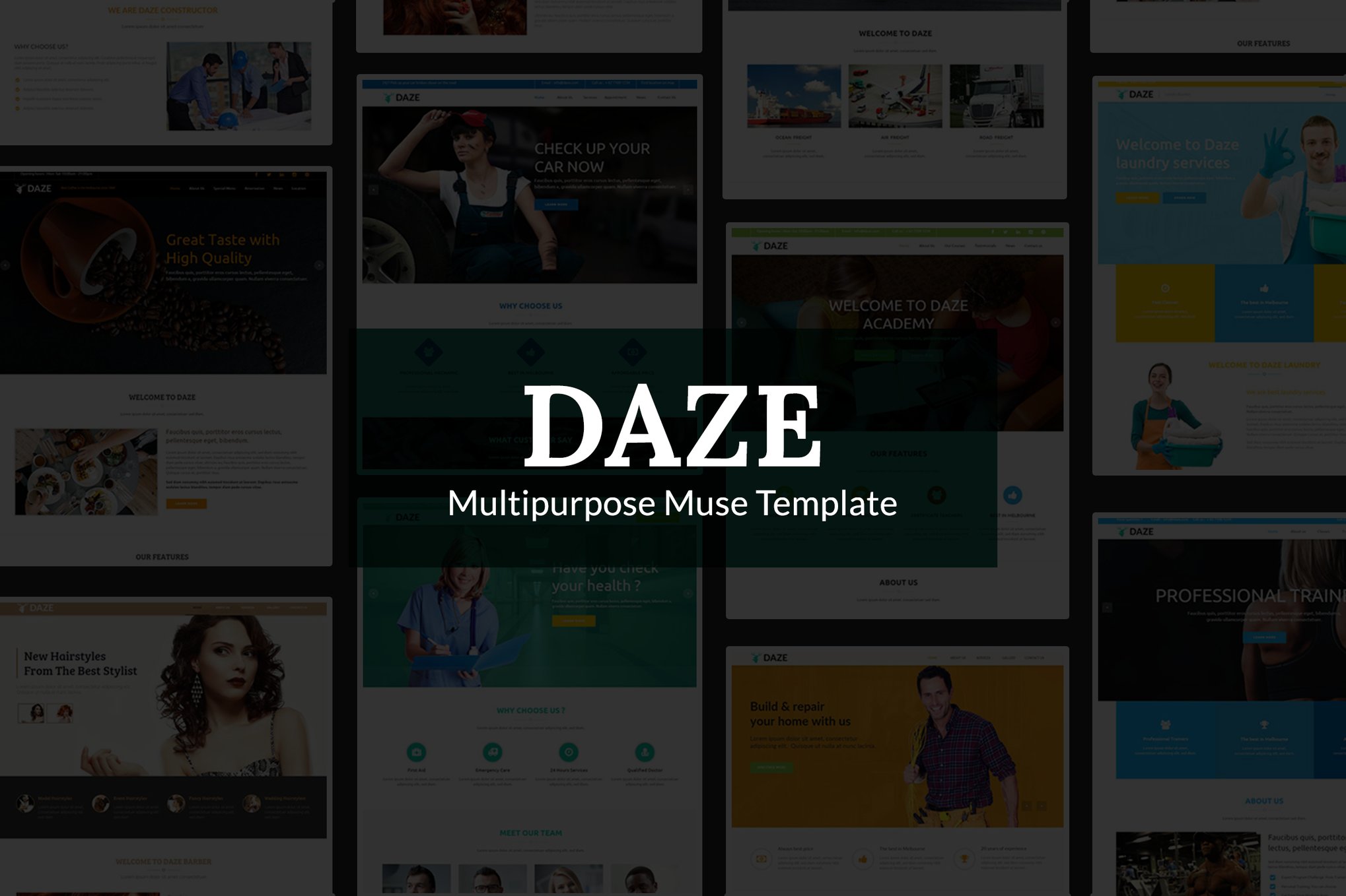 DAZE- Ultimate Business Muse Template