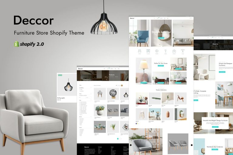 Deccor – Modern Furniture Store Shopify Theme