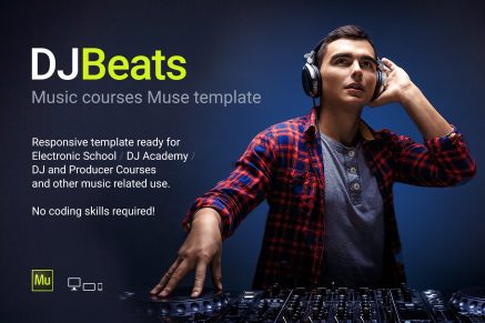 DJBeats- Music DJ Courses / School Template