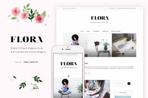 Flora – Elegant Blogging Theme