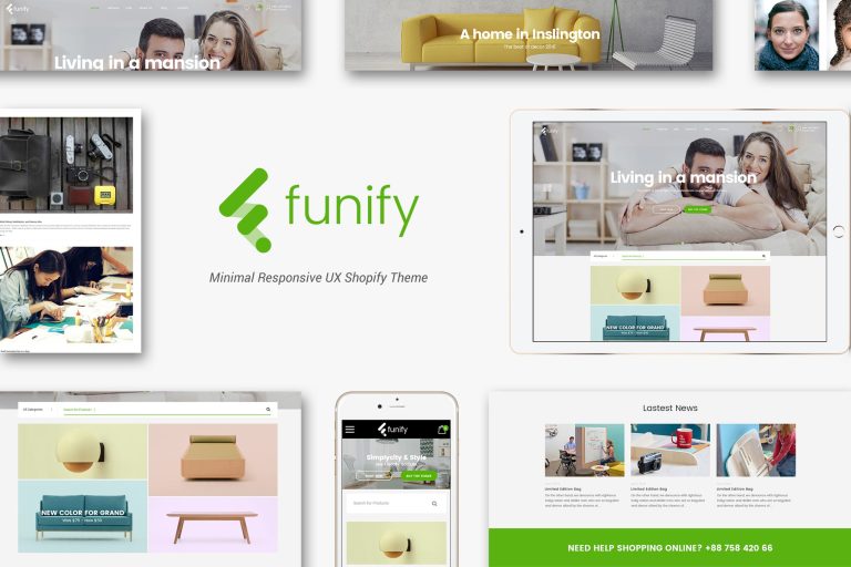 Funify – Minimal Responsive Furnitur Shopify Theme