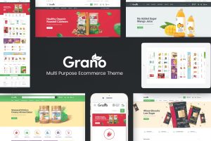 Grano – Organic and Food Responsive Prestashop Theme