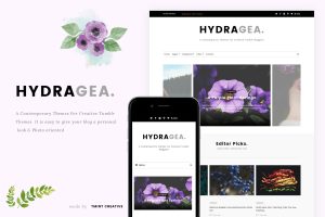 Hydragea – Responsive Tumblr Theme