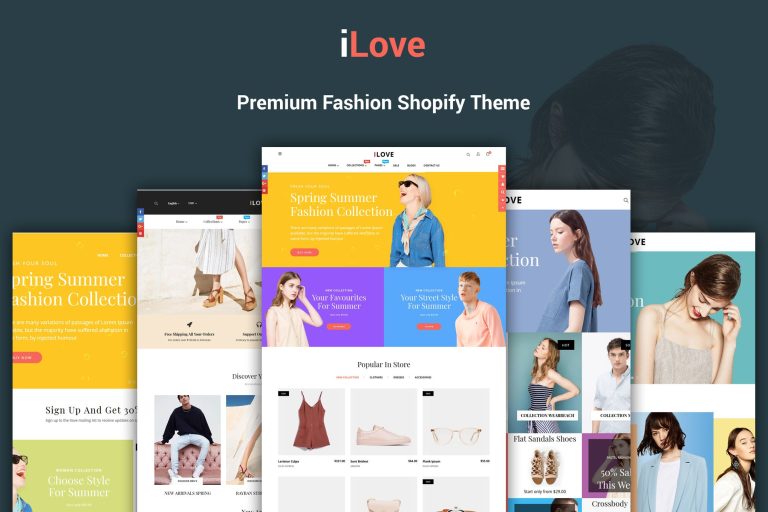 iLove – Highly Creative Responsive Shopify Theme