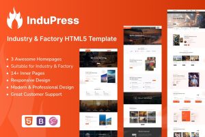 Induxter – Industry And Factory HTML Template