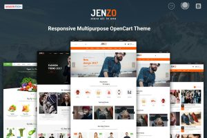 Jenzo – Drag and Drop Multipurpose OpenCart 3 Theme