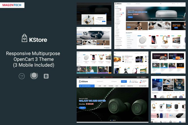 KStore – Multipurpose OpenCart 3 Hi – Tech Theme
