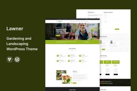 Lawner- Gardening and Landscaping 2.8 WordPress Theme
