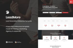 LeadMore – Lead Generation Unbounce Landing Page