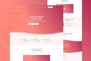 LeMeto – Isometric Business Unbounce Landing Page