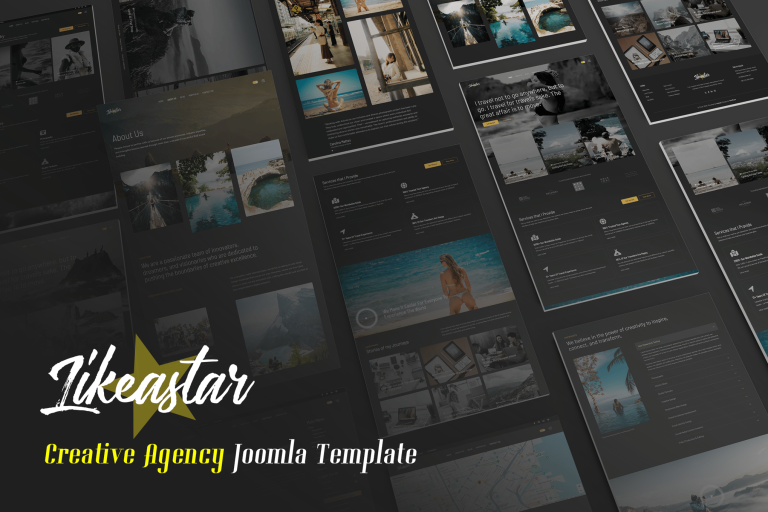 Like a Star – Creative Agency Joomla Template