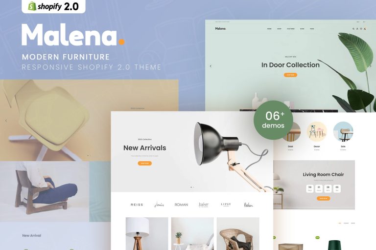 Malena – Modern Furniture Shopify 2.0 Theme