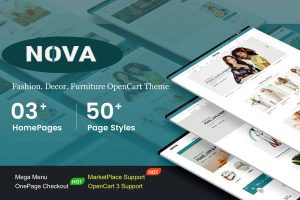 Nova – Responsive Fashion OpenCart 3 Theme