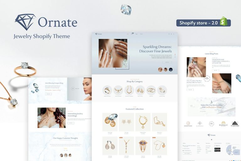 Ornate – Jewellry Store Shopify Theme
