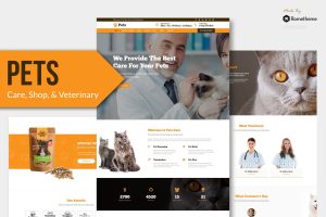 PETS – Pet Care, Shop Muse Template