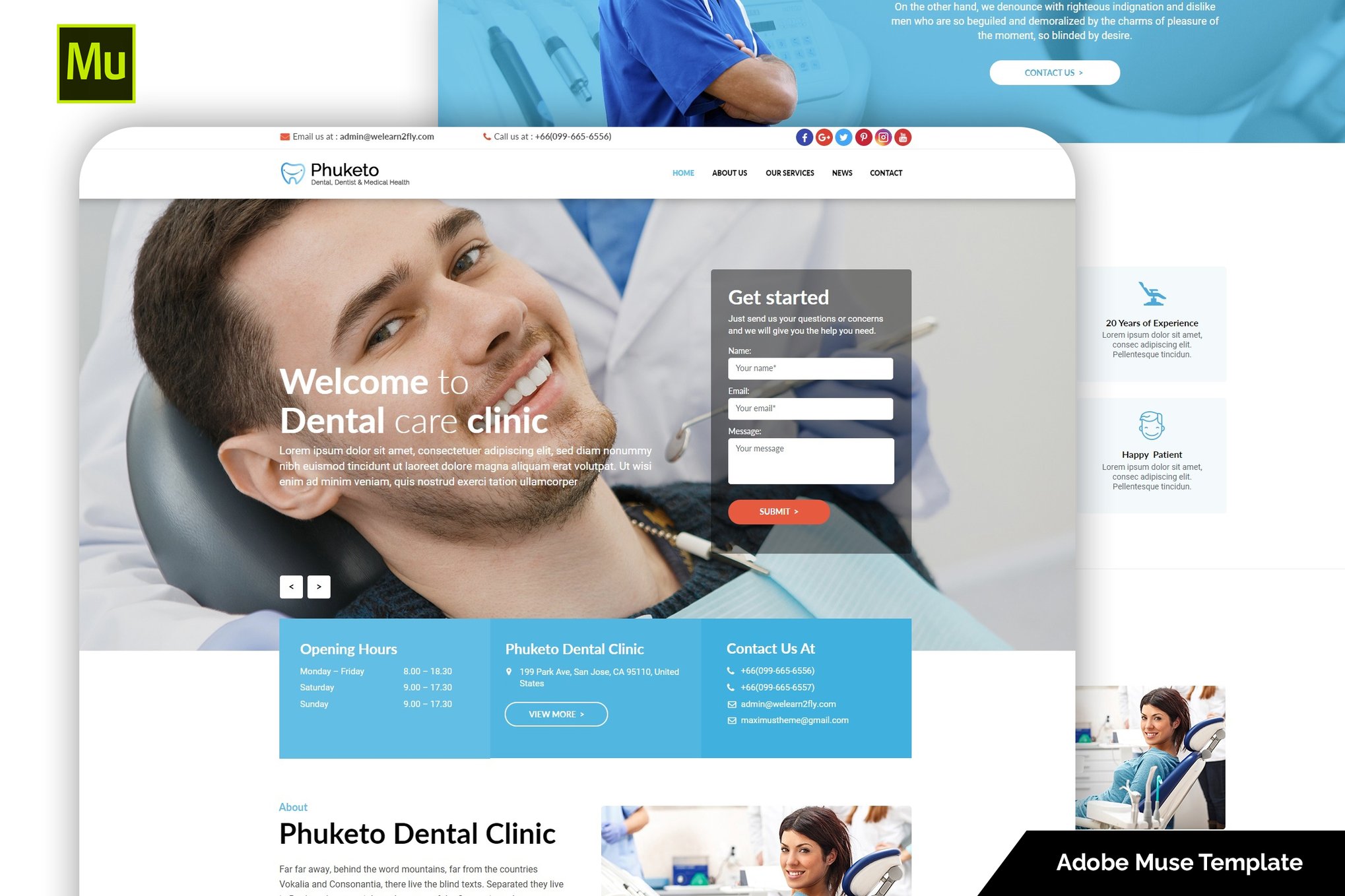Phuketo- Dental Muse Template
