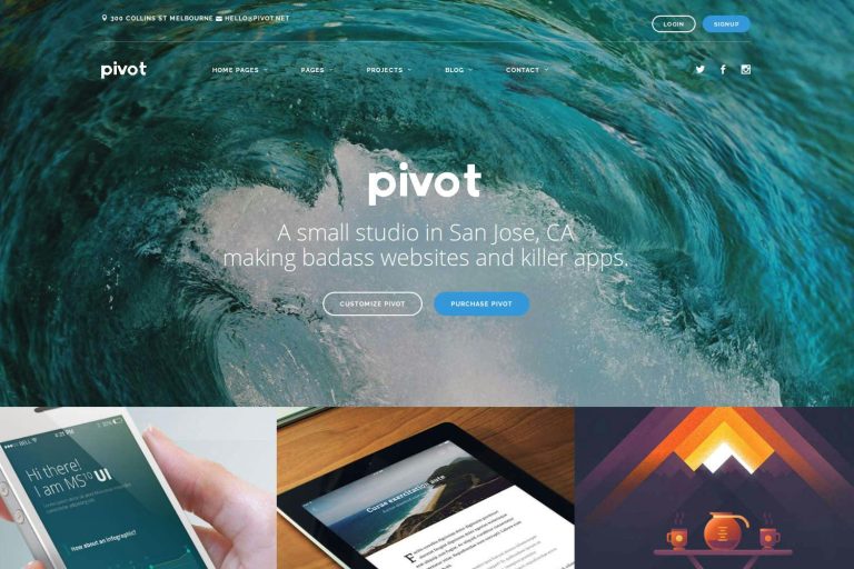 Pivot – Drupal 8 Multipurpose Theme
