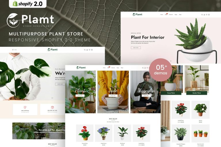 MinPlant – MultiPurpose Plant Store Shopify Theme